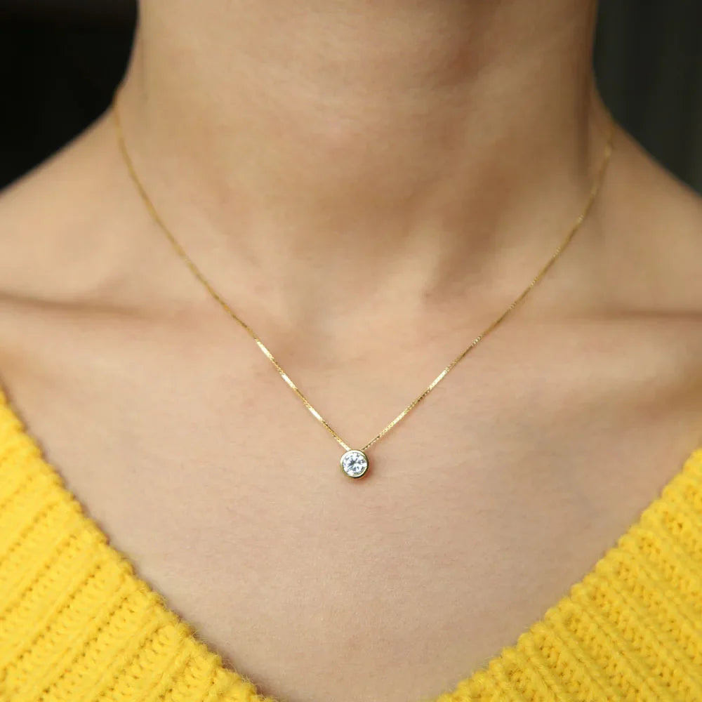 Embrace Minimalist Elegance with the Becca Necklace from Cercasi Jewelry