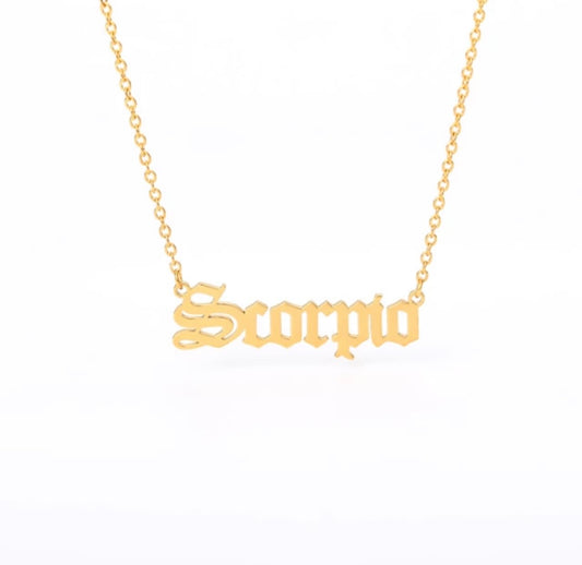 Scorpio Necklace